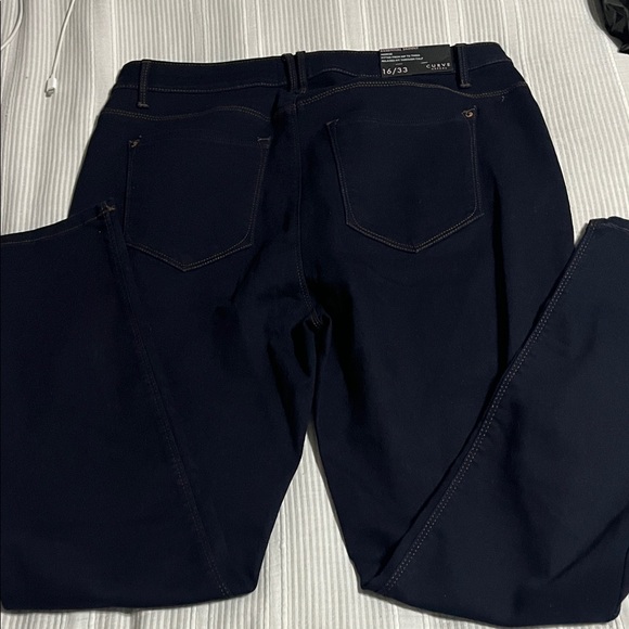 Chico's Women's Dark Blue Skinny Jeans - Picture 3 of 3